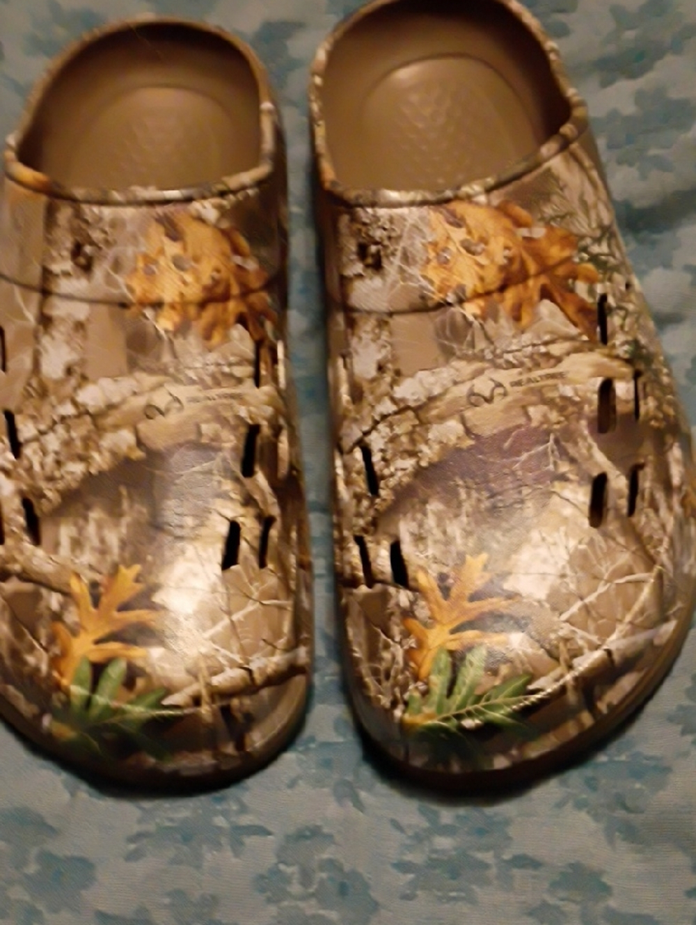 Mens 13  Clog Shoes in Camouflage Brown/Realtreee